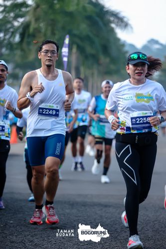 Race photo from Taman Budaya x BOGORUN 2025