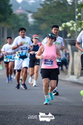 Race photo from Taman Budaya x BOGORUN 2025