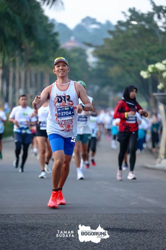 Race photo from Taman Budaya x BOGORUN 2025