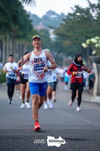Race photo from Taman Budaya x BOGORUN 2025