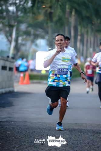 Race photo from Taman Budaya x BOGORUN 2025