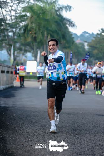 Race photo from Taman Budaya x BOGORUN 2025