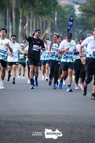 Race photo from Taman Budaya x BOGORUN 2025