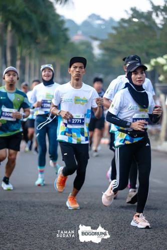 Race photo from Taman Budaya x BOGORUN 2025