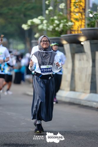 Race photo from Taman Budaya x BOGORUN 2025
