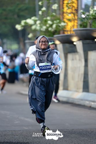 Race photo from Taman Budaya x BOGORUN 2025