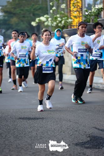 Race photo from Taman Budaya x BOGORUN 2025