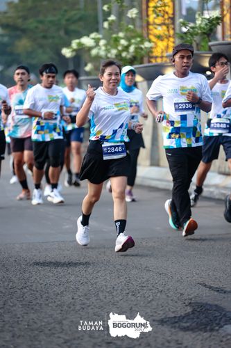 Race photo from Taman Budaya x BOGORUN 2025