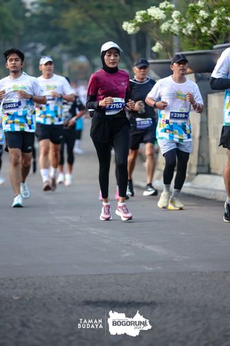 Race photo from Taman Budaya x BOGORUN 2025