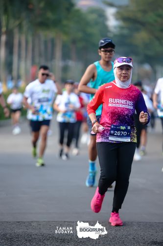 Race photo from Taman Budaya x BOGORUN 2025