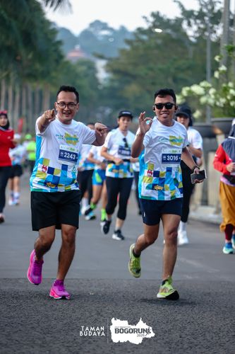 Race photo from Taman Budaya x BOGORUN 2025