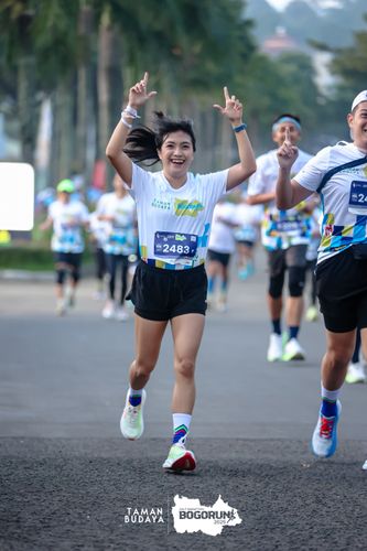 Race photo from Taman Budaya x BOGORUN 2025