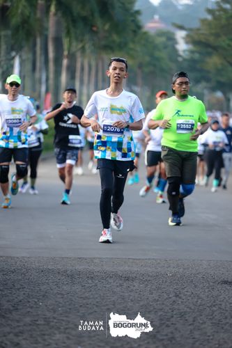 Race photo from Taman Budaya x BOGORUN 2025