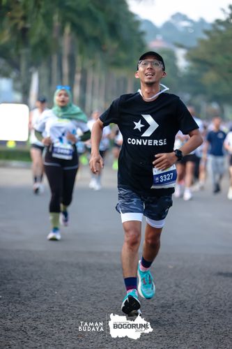 Race photo from Taman Budaya x BOGORUN 2025