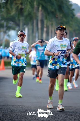 Race photo from Taman Budaya x BOGORUN 2025