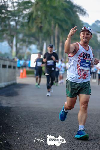 Race photo from Taman Budaya x BOGORUN 2025
