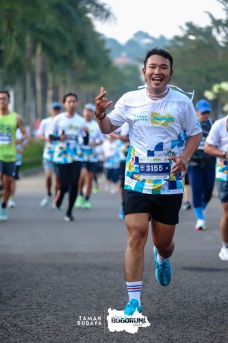 Race photo from Taman Budaya x BOGORUN 2025