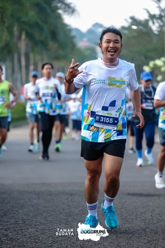 Race photo from Taman Budaya x BOGORUN 2025