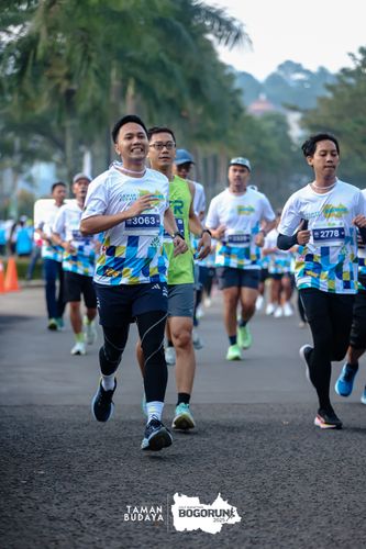 Race photo from Taman Budaya x BOGORUN 2025