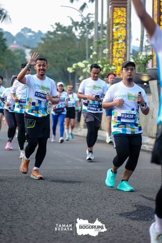 Race photo from Taman Budaya x BOGORUN 2025