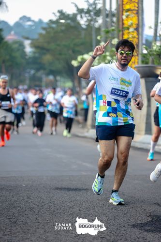 Race photo from Taman Budaya x BOGORUN 2025