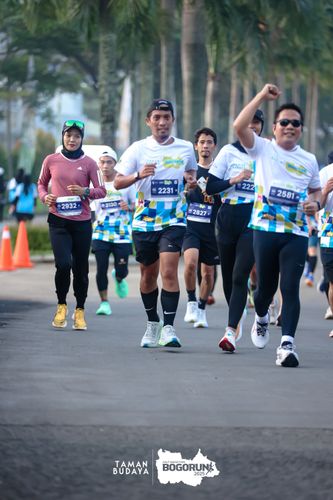 Race photo from Taman Budaya x BOGORUN 2025