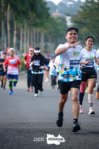 Race photo from Taman Budaya x BOGORUN 2025
