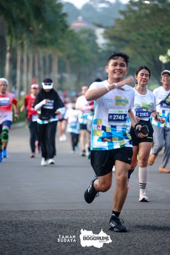 Race photo from Taman Budaya x BOGORUN 2025