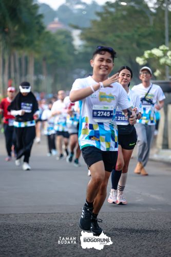 Race photo from Taman Budaya x BOGORUN 2025
