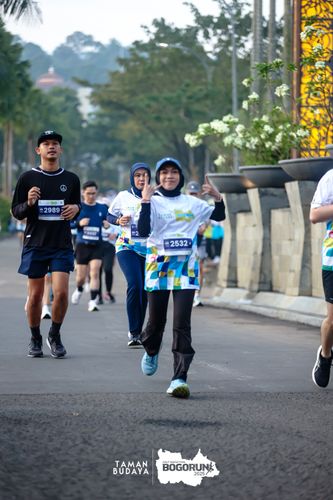 Race photo from Taman Budaya x BOGORUN 2025