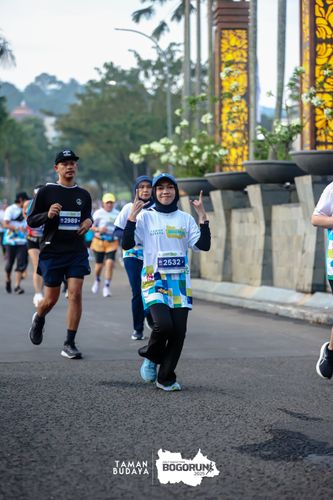 Race photo from Taman Budaya x BOGORUN 2025