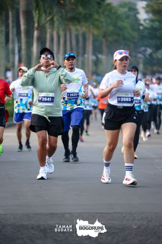 Race photo from Taman Budaya x BOGORUN 2025