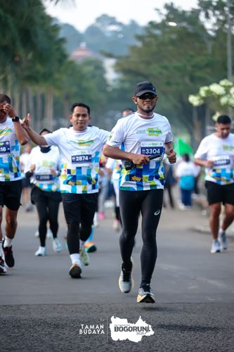 Race photo from Taman Budaya x BOGORUN 2025