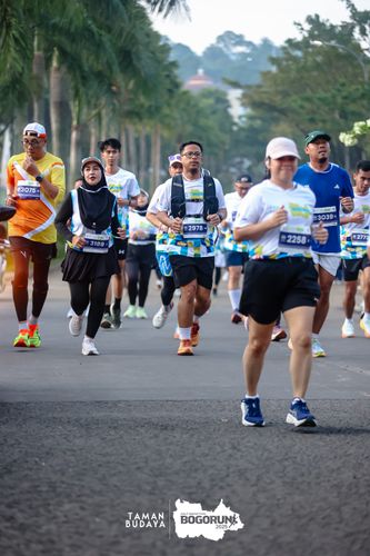Race photo from Taman Budaya x BOGORUN 2025