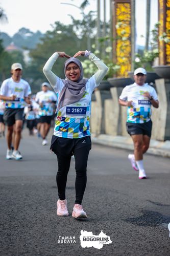 Race photo from Taman Budaya x BOGORUN 2025