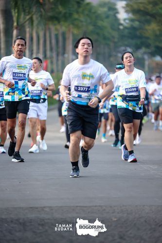 Race photo from Taman Budaya x BOGORUN 2025