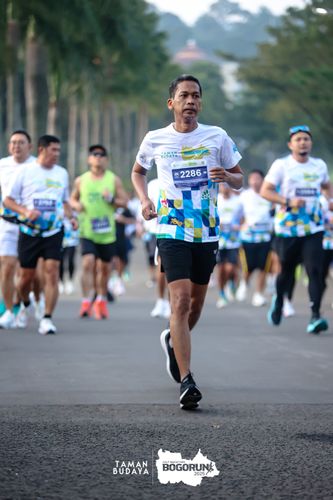 Race photo from Taman Budaya x BOGORUN 2025