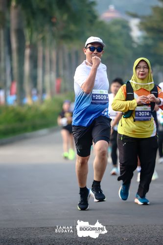 Race photo from Taman Budaya x BOGORUN 2025