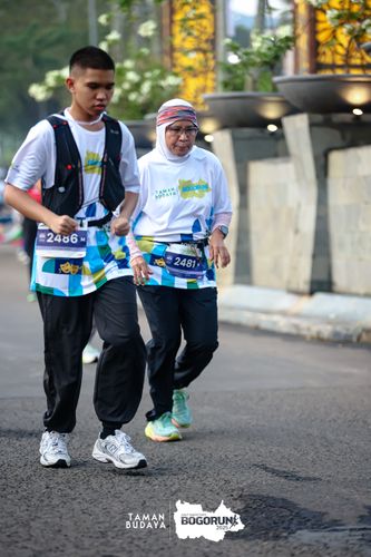 Race photo from Taman Budaya x BOGORUN 2025