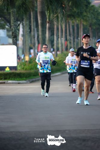 Race photo from Taman Budaya x BOGORUN 2025