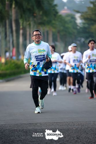 Race photo from Taman Budaya x BOGORUN 2025