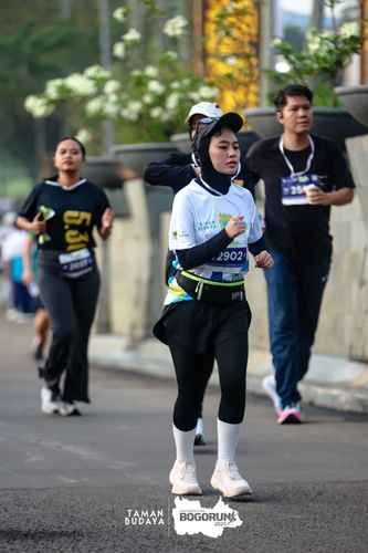 Race photo from Taman Budaya x BOGORUN 2025