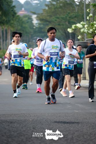 Race photo from Taman Budaya x BOGORUN 2025