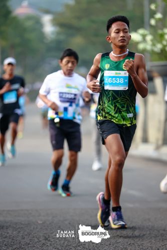 Race photo from Taman Budaya x BOGORUN 2025