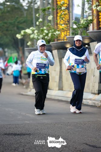 Race photo from Taman Budaya x BOGORUN 2025