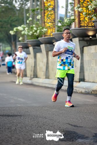 Race photo from Taman Budaya x BOGORUN 2025
