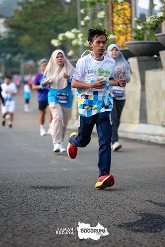 Race photo from Taman Budaya x BOGORUN 2025