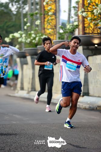 Race photo from Taman Budaya x BOGORUN 2025