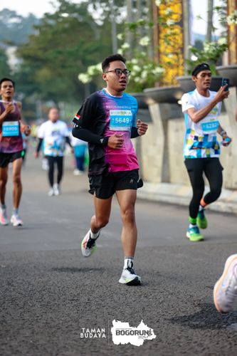 Race photo from Taman Budaya x BOGORUN 2025