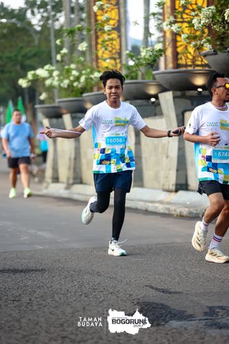 Race photo from Taman Budaya x BOGORUN 2025